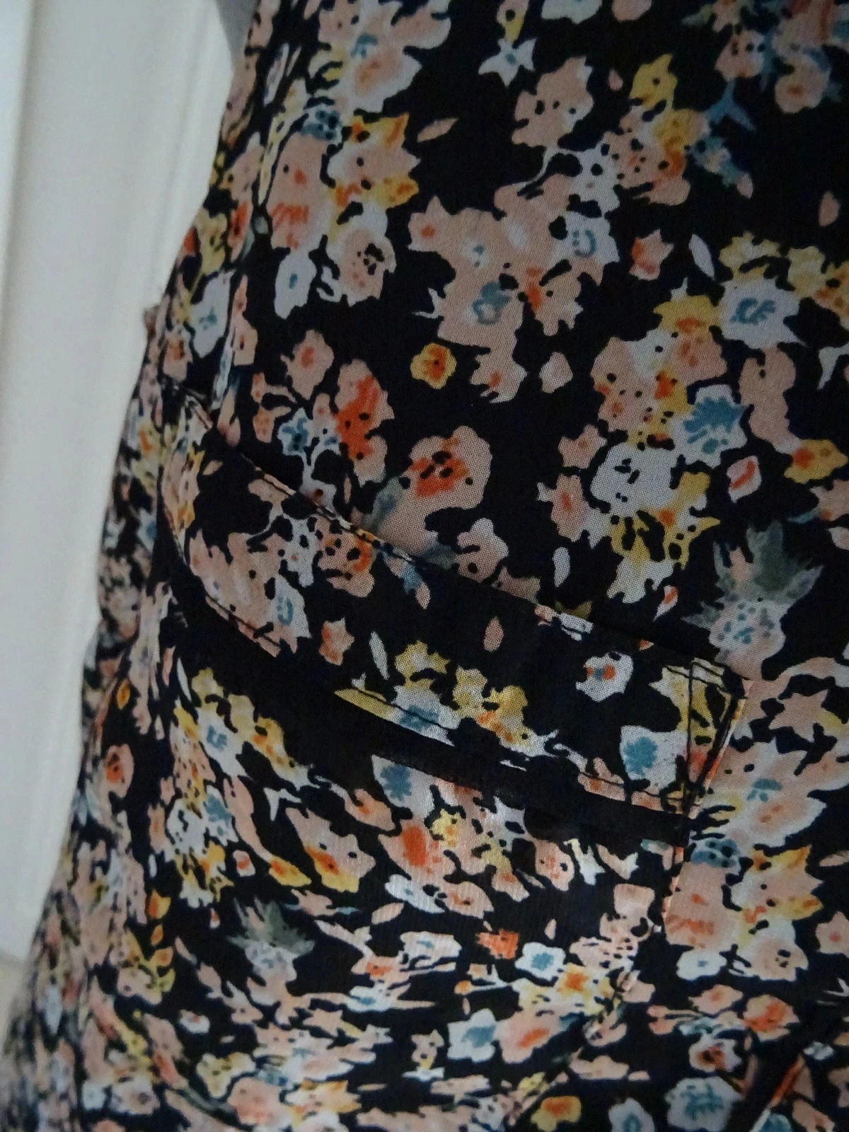 Blusa sem mangas floral preta Pimkie tamanho S – photo 4